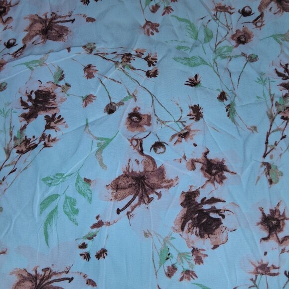 BP. Floral Skirt Size 4X NWT Side Zip A-Line Lightweight - Picture 2 of 2